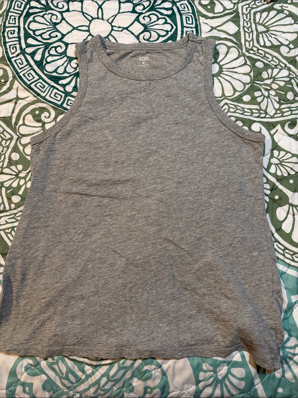 ANA Gray Sleeveless Tank Top